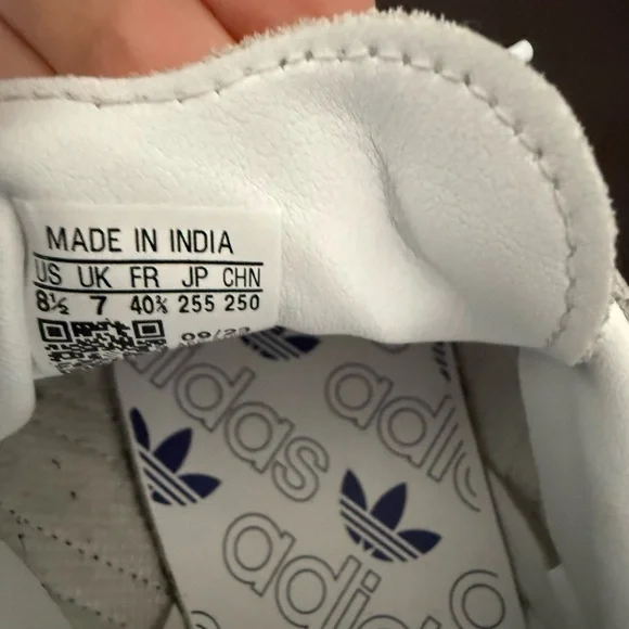 Adidas White and purple Samba Sneakers OG size 8 1/2 - Picture 10 of 12